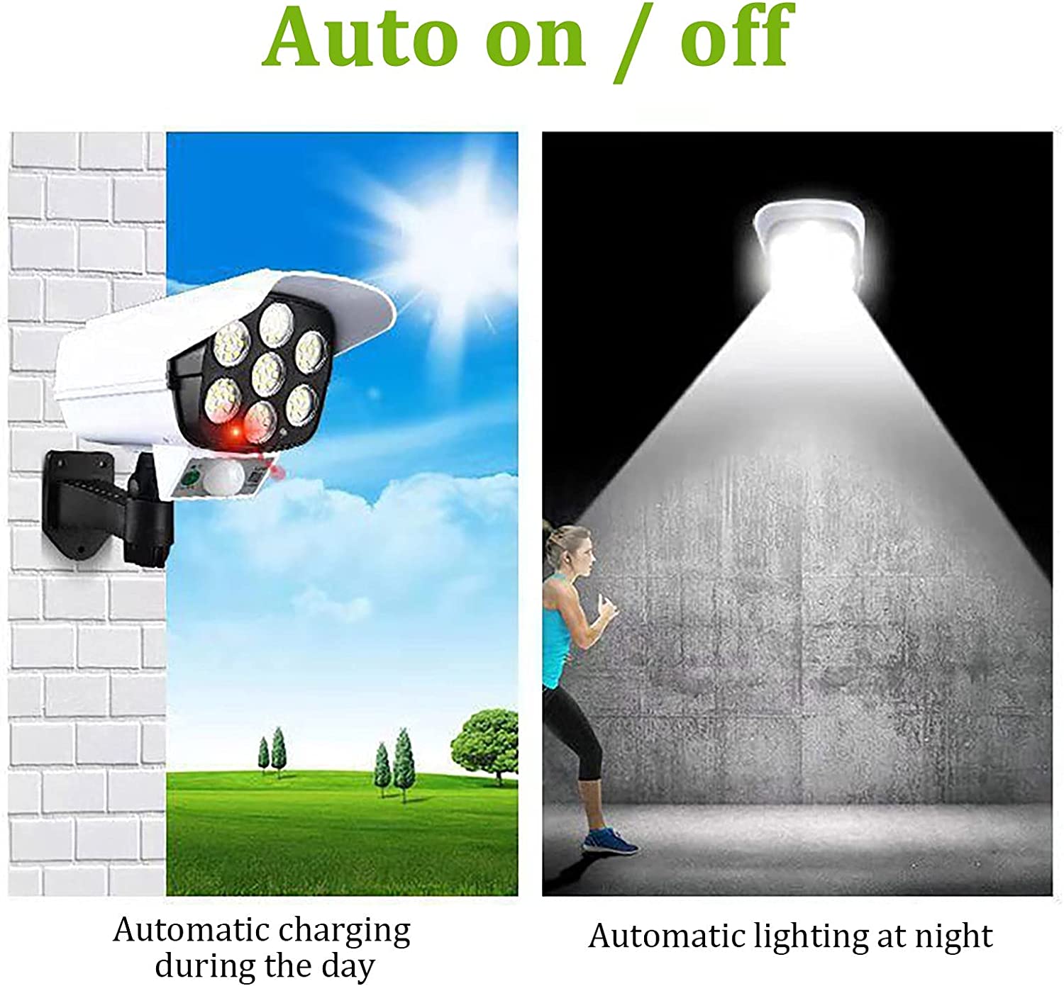 Lampe Solaire LED avec Projecteur Télécommandé